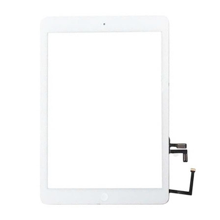 HQ OEM for iPad Air Touch Screen DIgitizer Μηχανισμός Αφής Τζάμι white + Flex and home button (Grade AAA+++)