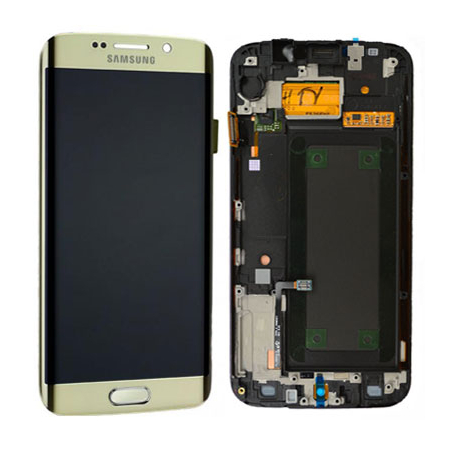 Γνήσια Original Samsung Galaxy S6 edge G925F G925 Οθόνη LCD Display Screen + Touch Screen DIgitizer Μηχανισμός Αφής + Πλαίσιο Frame Gold GH97-17162C Γνήσια Original Samsung Galaxy S6 edge G925F G925 Οθόνη LCD Display Screen + Touch Screen DIgitizer Μηχανισμός Αφής + Πλαίσιο Frame Gold GH97-17162C