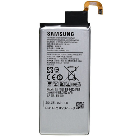 Γνήσια Original Samsung S6 Edge G925 Battery Μπαταρία Li-Ion 2600mAh EB-BG925ABE GH43-04420A (Grade AAA+++)