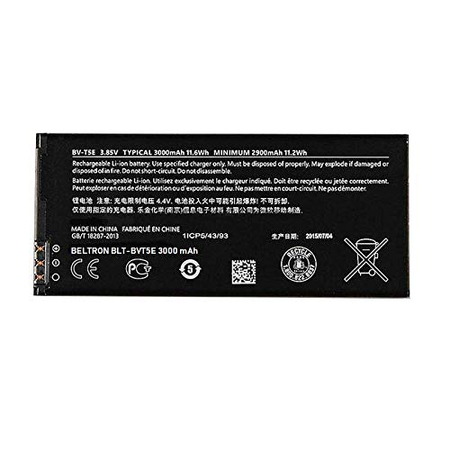 Γνήσια Original Nokia Lumia 950 (Microsoft Lumia 950) Μπαταρία Baterry 3000mAh Li-Ion (Bulk) BV-T5E