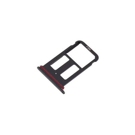 Γνήσιο Original Huawei P20 Pro (CLT-L09, CLT-L04, CLT-L29, CLT-AL00, CLT-AL01) Sim Card Tray Micro SD Tray Θήκη κάρτας Black 51661JBH