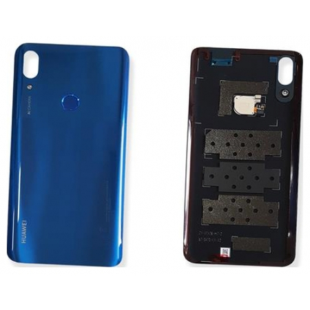 Γνήσια Original Huawei P Smart Z 2019 (STK-LX1 STK-L22) Back Rear Battery Cover Καπάκι Κάλυμμα Μπαταρίας + Fingerprint sensor Αισθητήρας Δακτυλικού αποτυπώματος 02352RXX Blue Μπλέ