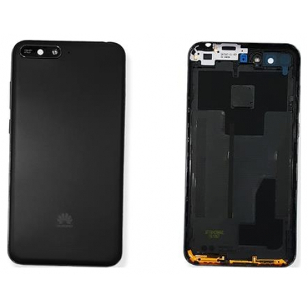 Γνήσια Original Huawei Y6 2018, (ATU-L11, ATU-L21, ATU-L22, ATU-LX3) Back Rear Battery Cover Καπάκι Κάλυμμα Μπαταρίας 97070TXT Black Μαύρο