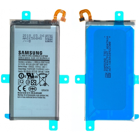 Γνήσια Original Samsung Galaxy A605FN/DS A6+ Plus 2018, EB-BJ805ABE Μπαταρία Battery Li-Ion 3500mAh (Service pack) GH82-16480A