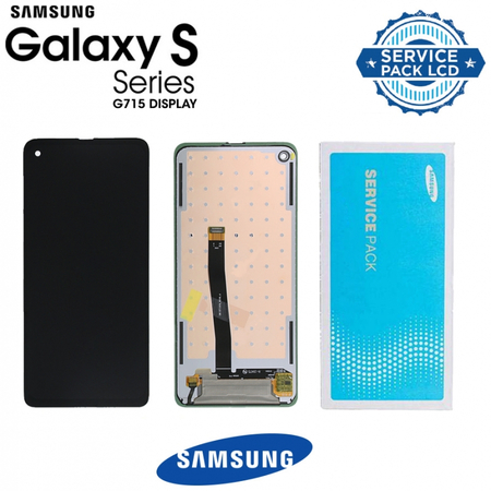 Γνήσια Original Samsung Galaxy Xcover Pro (SM-G715) IPS LCD Οθόνη LCD Display Screen + Touch Screen DIgitizer Μηχανισμός Αφής GH82-22040A Black (Service Pack)