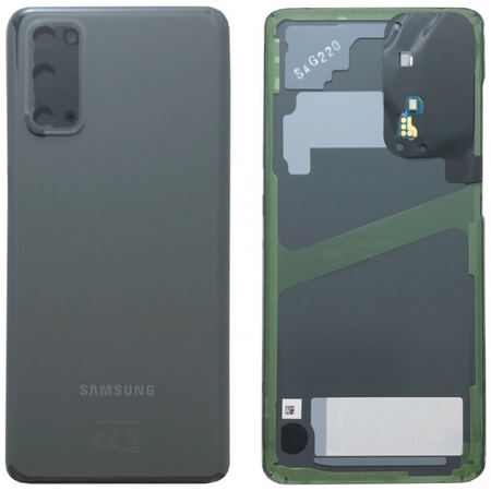 Γνήσια Original Samsung Galaxy S20 5G , SM-G980 G980 BACK REAR BATTERY COVER ΚΑΠΑΚΙ ΚΑΛΥΜΜΑ ΜΠΑΤΑΡΙΑΣ + CAMERA LENS ΤΖΑΜΑΚΙ ΚΑΜΕΡΑΣ COSMIC GRAY GH82-22068A