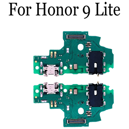 HQ OEM Huawei Honor 9 Lite Dual Sim (LLD-L31 LLD-AL00 LLD-AL10 LLD-TL10,LLD-L31A) Πλακέτα Καλωδιοταινία Κονέκτορα Φόρτισης Sub Usb Plug Charging Board (Charging Dock Flex) + Μικρόφωνο Microphone