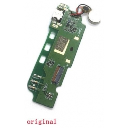 Γνήσια Original ZTE Blade L5 Καλωδιοταινία Φόρτισης (Charging Dock Flex) με Μικρόφωνο Mic + Vibrator Δόνηση Swap