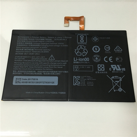 Γνήσια Original Lenovo Tab 2 A7600-F A10-70F Tab2 A10-70 A10-70L Μπαταρία Battery 7000mAh Li-Ion (Bulk) L14D2P31