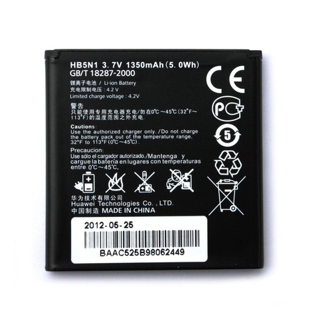 Γνήσια Original Huawei Ascend G300 (U8815), Ascend Y330 HB5N1 Μπαταρία Battery 1350mAh Li-Ion (Bulk)