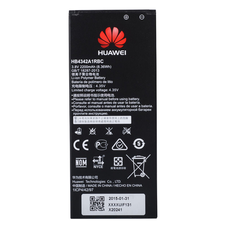 Γνήσια Original Huawei Y6, Honor 4A, Y5 II, Y6 II HB4342A1RBC Battery 2200mAh Li-Ion (Bulk) 24022156 (Service Pack By Huawei)