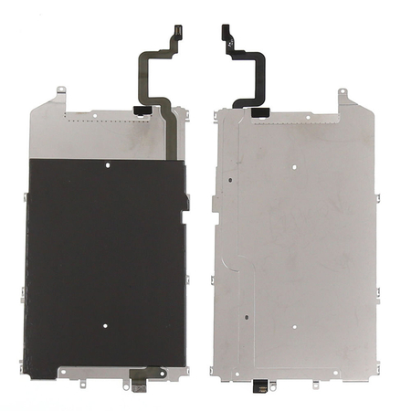 HQ OEM Iphone 6 Plus, Iphone6 Plus (A1522, A1524, iPhone7,1) LCD Shield Metal Backplate with Flex, Καλωδιοταινία + Μεταλλικό κάλυμμα (Grade AAA+++)