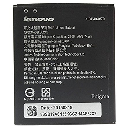 Original Lenovo A6000 BL242 Μπαταρία Battery 2300mAh Li-Ion (Bulk)