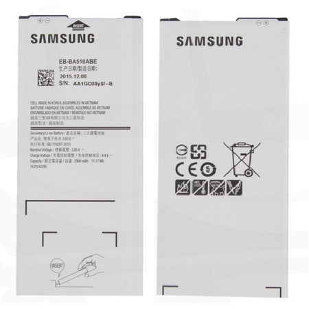 Original Samsung A510 2016 SM-A510 A510F EB-BA510ABE Battery Μπαταρία Li-Ion 2900mAh (Bulk)