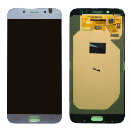 Γνήσια Original Samsung Galaxy J7 2017 J730 SM-J730F J730F/DS Οθόνη Amoled LCD Display Assembly Screen + Touch Digitizer Μηχανισμός Αφής Silver Ασημί GH97-20736B GH97-20801B (Service Pack By Samsung)