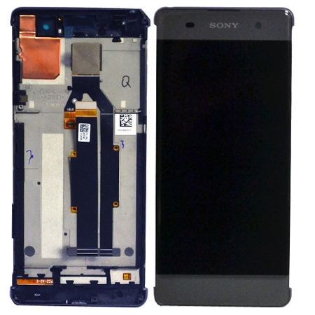 Γνήσια Original Sony Xperia XA (F3111), Xperia XA Dual (F3112) LCD Display Screen Οθόνη + Touch Screen Μηχανισμός Αφής + Front Cover Black (Service Pack) 78PA3100010 78PA3100090
