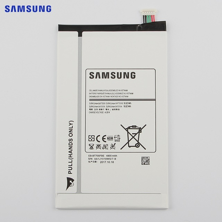 Γνήσια Original Tablet Samsung Galaxy Tab S 8.4 T700,T705 Μπαταρία Battery 4900mAh, Li-Ion (Bulk)​  EB-BT705FBE (Grade AAA+++)