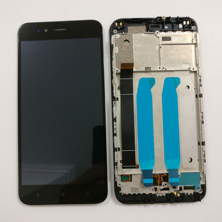 Γνήσια Original Xiaomi Mi 5X/Mi A1 MiA1 LCD Display Οθόνη + Touch Screen Digitizer Μηχανισμός Αφής + Frame Πλαίσιο Black