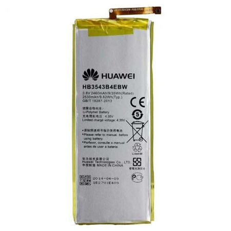 Original Huawei  Ascend P7, Battery Μπαταρία Li-Pol 2460mAh HB3543B4EBW (Bulk)