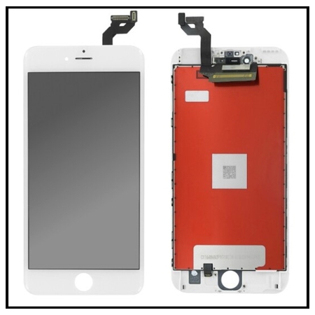 Γνήσια Original Iphone 6s Plus (A1634, A1687, A1690, A1699) LCD Display Screen Οθόνη + Digitizer Touch Screen Οθόνη Αφής Λευκό White (Pulled By Foxconn)
