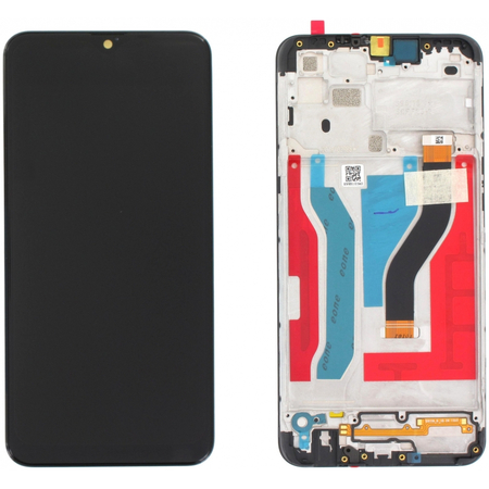 Γνήσια Original Samsung Galaxy A10s 2020 (SM-A107F) PLS TFT LCD Capacitive Οθόνη Display Screen + Touch Screen DIgitizer Μηχανισμός Αφής + Frame Πλαίσιο GH81-17482A Black