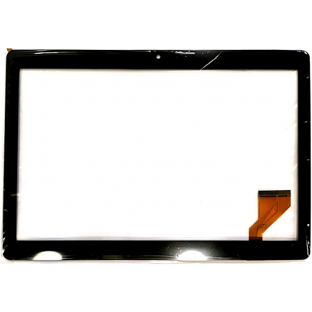 OEM HQ Tablet MLS ALU PLUS 4G IQ1019N 10.1" MJK-0957FPC Touch Screen Digitizer Μηχανισμός Αφής Τζάμι Black Κεντρο Τρύπα κάμερα