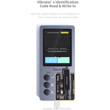 QianLi iCopy Plus V2.1 Generation Programmer, True Tone Light Sensor Battery Repair 8 X XS MAX XR 11 pro max Vibrate Read/Write/Edit Recovery Programmer Tool