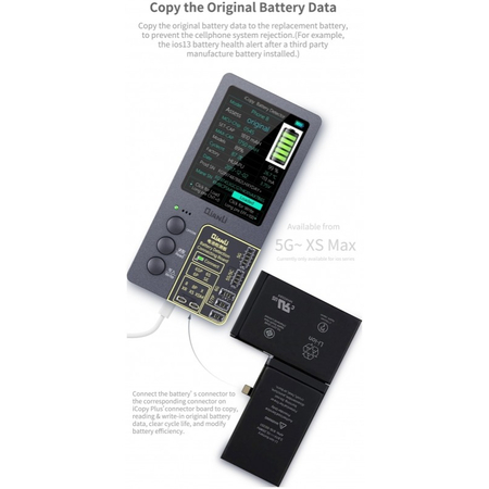 QianLi iCopy Plus V2.1 Generation Programmer, True Tone Light Sensor Battery Repair 8 X XS MAX XR 11 pro max Vibrate Read/Write/Edit Recovery Programmer Tool