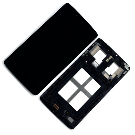 OEM HQ Lg G Tablet Pad 8.0 V480 V490 Lcd Display Screen Οθόνη + Touch Screen DIgitizer Μηχανισμός Αφής + Πλαίσιο Σασί Frame Black (Grade AAA+++)