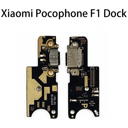 HQ OEM Xiaomi Pocophone F1 Πλακέτα Φόρτισης Sub Usb Plug Charging Board (Charging Dock Flex) + Μικρόφωνο Microphone (Grade AAA+++)