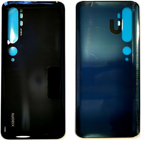 HQ OEM Xiaomi Mi Note 10, Mi Note 10 Pro, Rear Back Battery Cover, Πίσω Καπάκι Κάλυμμα Μπαταρίας Black (Premium A+)