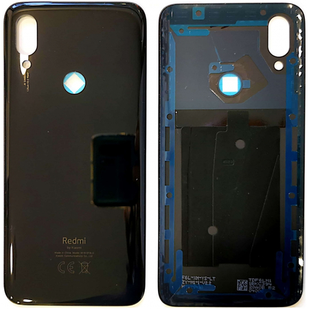 Γνήσιο Original Xiaomi Redmi 7, Redmi7 Rear Battery cover Καπάκι Μπαταρίας Black (Service Pack By Xiaomi)