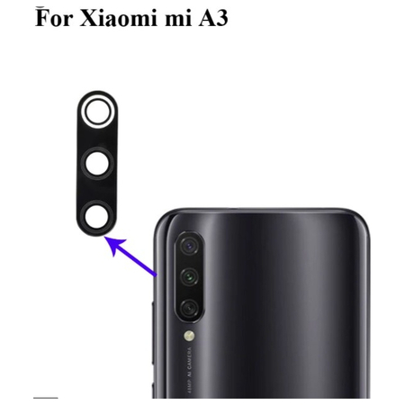 Γνήσιο Original Xiaomi MiA3 Mi A3 Camera Lens Τζαμάκι Κάμερας
