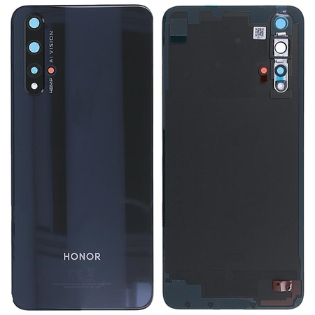 Γνήσιο Original Huawei Honor 20 (YAL-AL00 YAL-L21), Nova 5T (YAL-L61), Rear Back Battery Cover, Πίσω Καπάκι Μπαταρίας, Black 02352TXE (Service Pack By Huawei)
