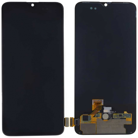 OEM HQ OnePlus 6T A6010 AMOLED Lcd Screen Display Οθόνη + Touch Screen Digitizer Μηχανισμός Αφής  Black (Grade AAA+++)