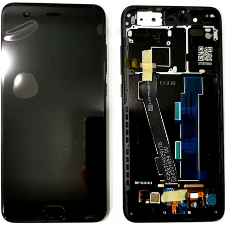 Γνήσιο Original Xiaomi Mi Note 3 , Mi Note3 Lcd Screen Display Οθόνη + Touch Screen Digitizer Μηχανισμός Αφής + Fingerprint Sensor Δακτυλικό Αποτύπωμα Black (Service Pack By Xiaomi)