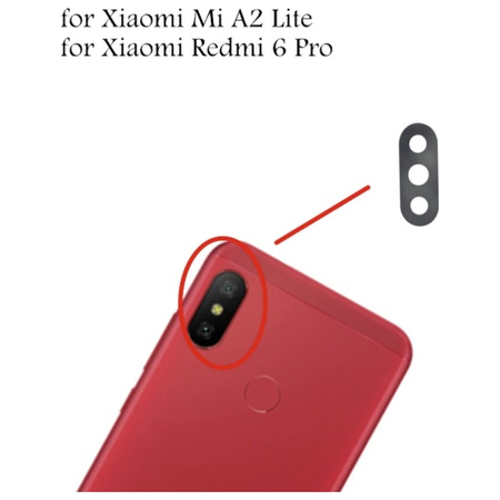 Γνήσιο Original Xiaomi Redmi 6 Pro, MiA2 Lite Camera Lens Τζαμάκι Κάμερας