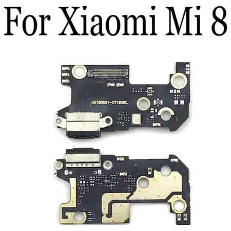 HQ OEM Xiaomi Mi8 Mi 8 Πλακέτα Φόρτισης Sub Usb Plug Charging Board (Charging Dock Flex) + Μικρόφωνο Microphone (Grade AAA+++)