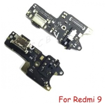 HQ OEM Xiaomi Redmi 9, Redmi9 , Καλωδιοταινία Φόρτισης SUB Type C Plug Charging Board (Charging Dock Flex) + Mic Μικρόφωνο (Grade AAA+++)