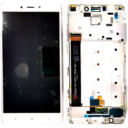 Γνήσιο Original Xiaomi Redmi Note 4 (MediaTek) LCD Display Assembly Οθόνη + Touch Screen Digitizer Μηχανισμός Αφής + Frame Πλαίσιο White (Service Pack By Xiaomi)
