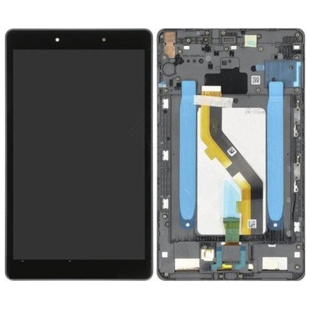 Γνήσιο Original Samsung Galaxy Tab A 8.0 2019 (SM-T290 SM-T295) TFT Lcd Display Screen + Touch Screen Digitizer Μηχανισμός Αφής + Frame Πλαίσιο Black GH81-17227A (Service Pack By Samsung)