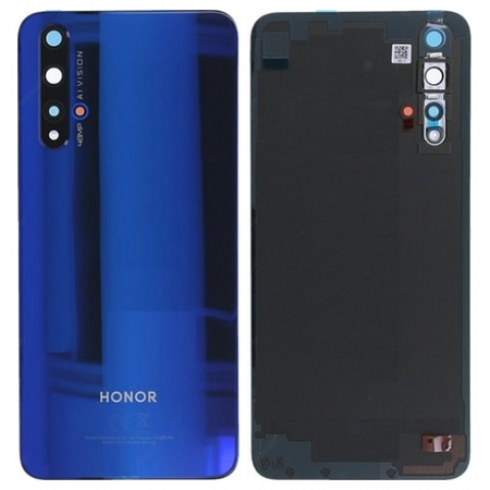 Γνήσιο Original Huawei Honor 20 (YAL-AL00 YAL-L21), Nova 5T (YAL-L61), Rear Back Battery Cover, Πίσω Καπάκι Μπαταρίας, Blue 02352TXL (Service Pack By Huawei)