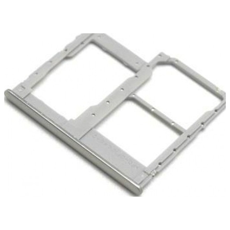 Γνήσια Original Samsung Galaxy A40 2019 (SM-A405F) Sim Tray Cover Assy - SD Card , Υποδοχέας Κάρτας Σιμ & Κάρτας Μνήμης - Κάλυμμα Silver White (Service Pack By Samsung) GH98-44303B