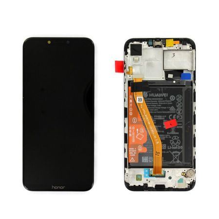 Γνήσιο Original Huawei Honor PLAY 2018 (COR-L29, COR-L09, COR-AL00, COR-AL10) Lcd Screen Display Οθόνη + Touch Screen Digitizer Μηχανισμός Αφής + Πλαίσιο Frame Bezel  02351YXV Black (Service Pack By Huawei)