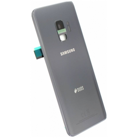 OEM HQ Samsung Galaxy S9 Plus SM-G965F G965 Battery Cover Καπάκι Μπαταρίας + Camera Lens (GRADE AAA+++) Silver