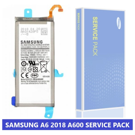 ΓΝΗΣΙΑ ORIGINAL SAMSUNG GALAXY A6 2018 SM-A600FN Battery Μπαταρία 3000mAh Li-Ion EB-BJ800ABE (Bulk) (Service Pack By Samsung) GH82-16479A