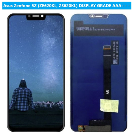 HQ OEM Asus Zenfone 5Z (ZE620KL, ZS620KL) Lcd Screen Display Οθόνη + Touch Screen Digitizer Μηχανισμός Αφής Black (Grade AAA+++)