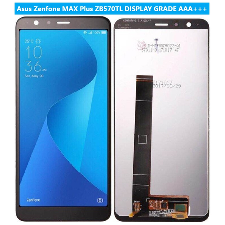 HQ OEM Asus Zenfone MAX Plus (M1) ZB570TL Lcd Screen Display Οθόνη + Touch Screen Digitizer Μηχανισμός Αφής Black (Grade AAA+++)