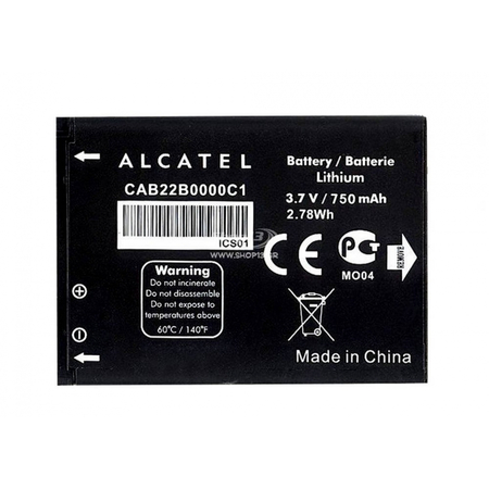 Γνήσια Original ALCATEL One Touch OT-2010 BATTERY ΜΠΑΤΑΡΙΑ 750 mAh,Li-ion CAB22B0000C1 BULK