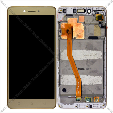 Γνήσια Original Lenovo K6 Note K53A48 LCD Display Screen Οθόνη + Touch Screen Digitizer Μηχανισμός Αφής Gold